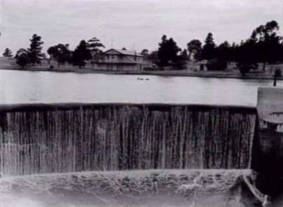 Edwardes Lake spillway, 1947